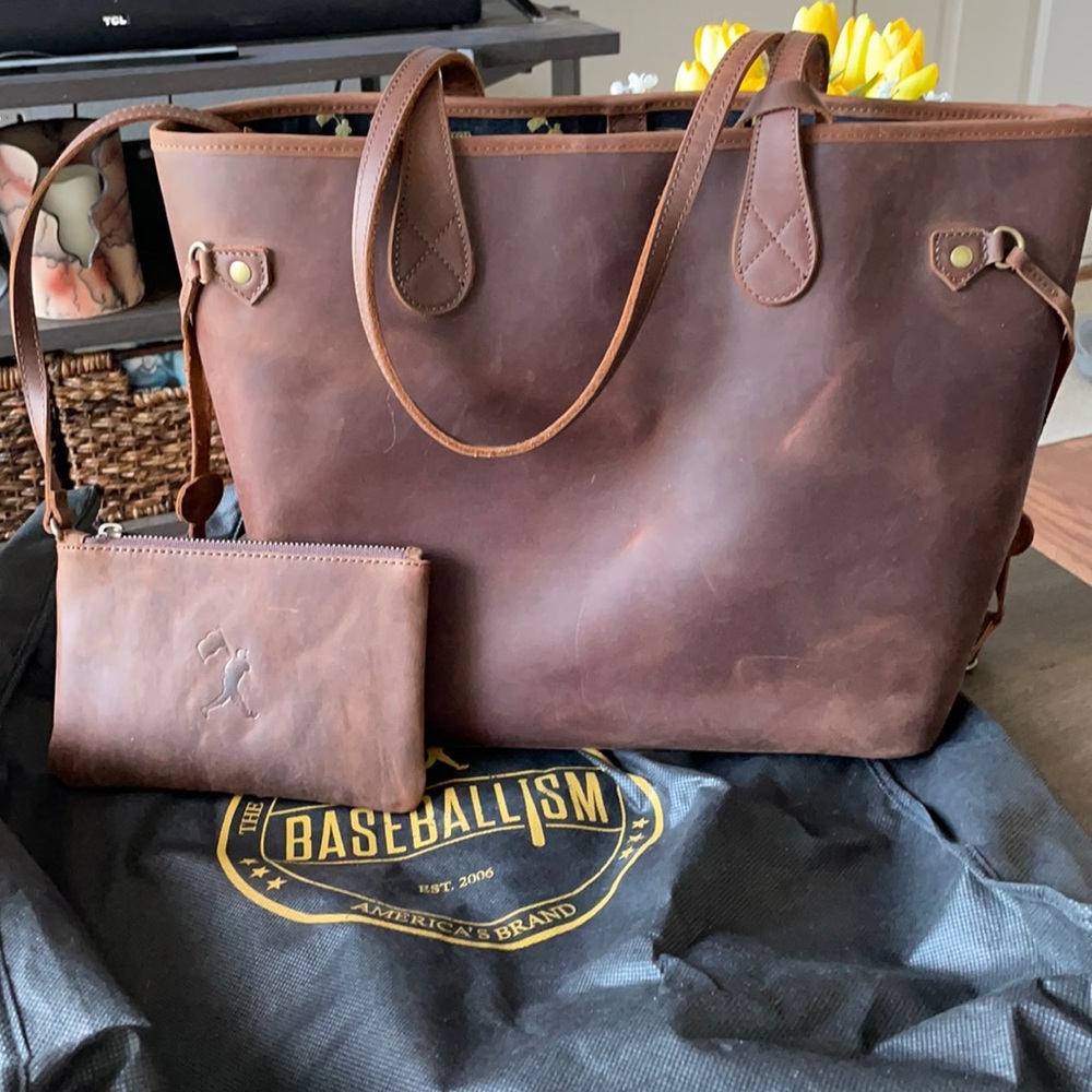 Baseballism Glove Leather Tote